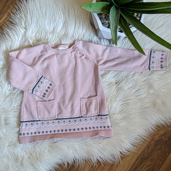 Joe Fresh Pink Sweater - Picture 1 of 5